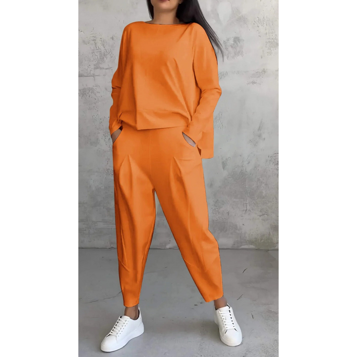 Madison | Cozy Long Sleeve Two-Piece Lounge Set