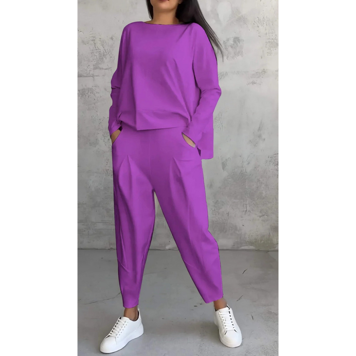 Madison | Cozy Long Sleeve Two-Piece Lounge Set