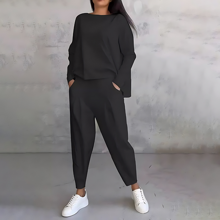 Madison | Cozy Long Sleeve Two-Piece Lounge Set