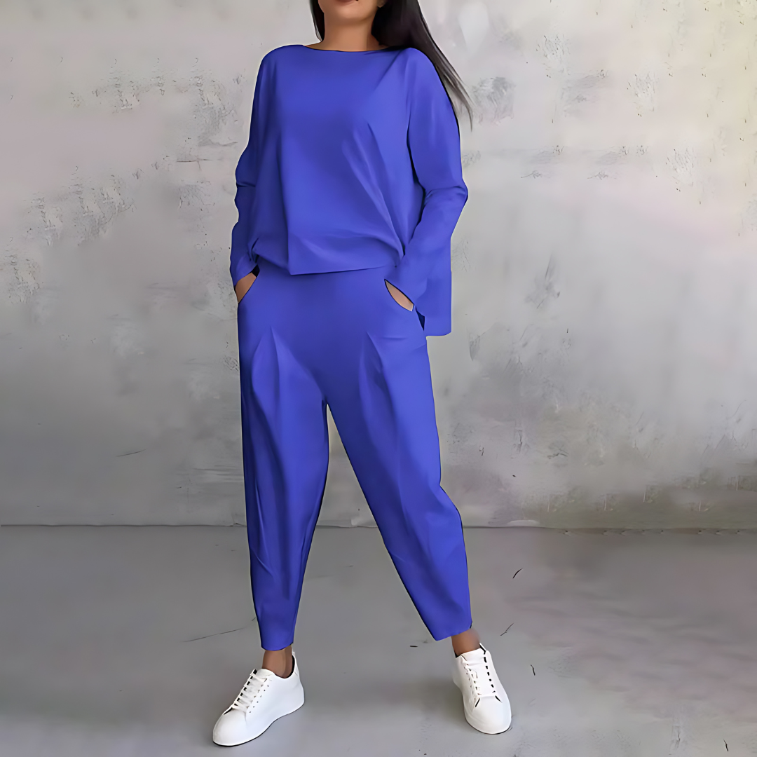 Madison | Cozy Long Sleeve Two-Piece Lounge Set