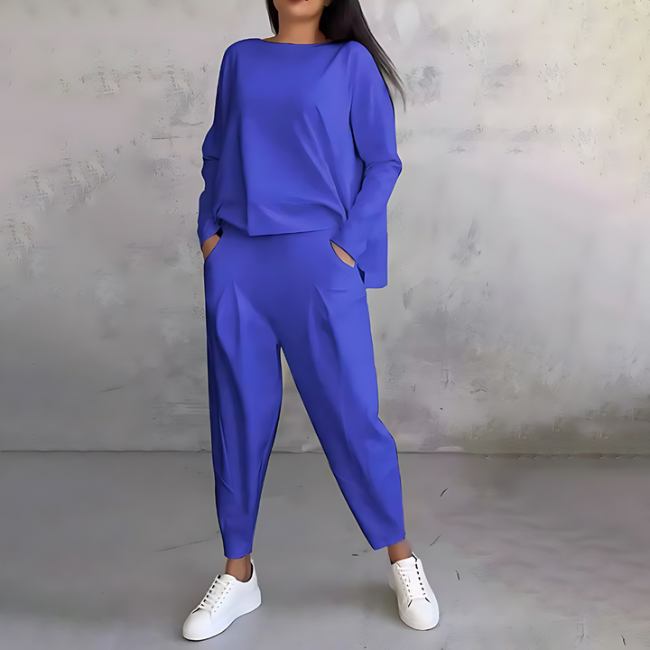 Madison | Cozy Long Sleeve Two-Piece Lounge Set
