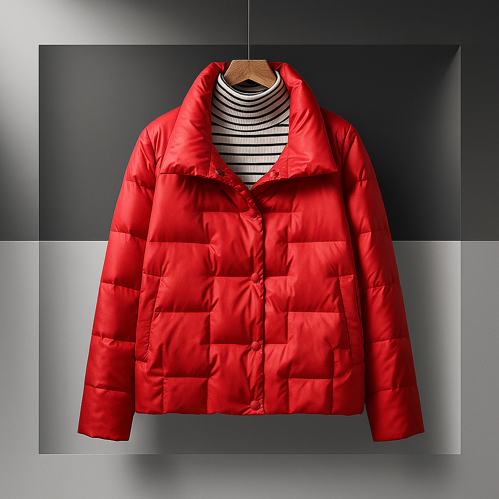 Madison | Sophisticated Quilted Stand Collar Puffer Jacket