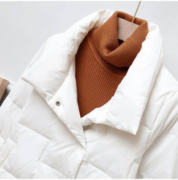 Madison | Sophisticated Quilted Stand Collar Puffer Jacket