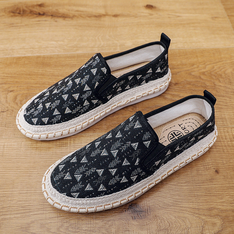 Marilyn | Timeless Printed Slip-On Canvas Slippers