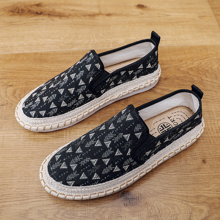 Marilyn | Timeless Printed Slip-On Canvas Slippers