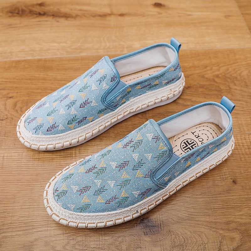Marilyn | Timeless Printed Slip-On Canvas Slippers