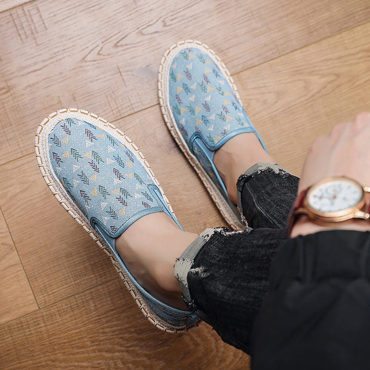 Marilyn | Timeless Printed Slip-On Canvas Slippers
