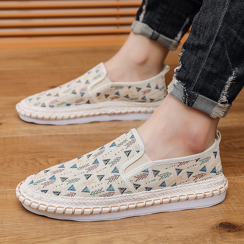 Marilyn | Timeless Printed Slip-On Canvas Slippers