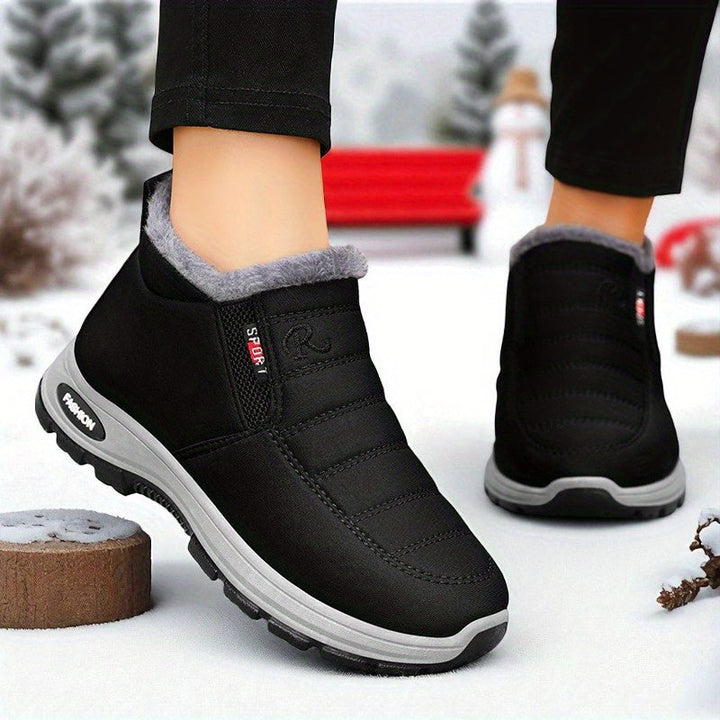 Megan | Stylish Plush-Lined Slip-On Winter Boots