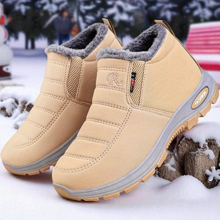 Megan | Stylish Plush-Lined Slip-On Winter Boots