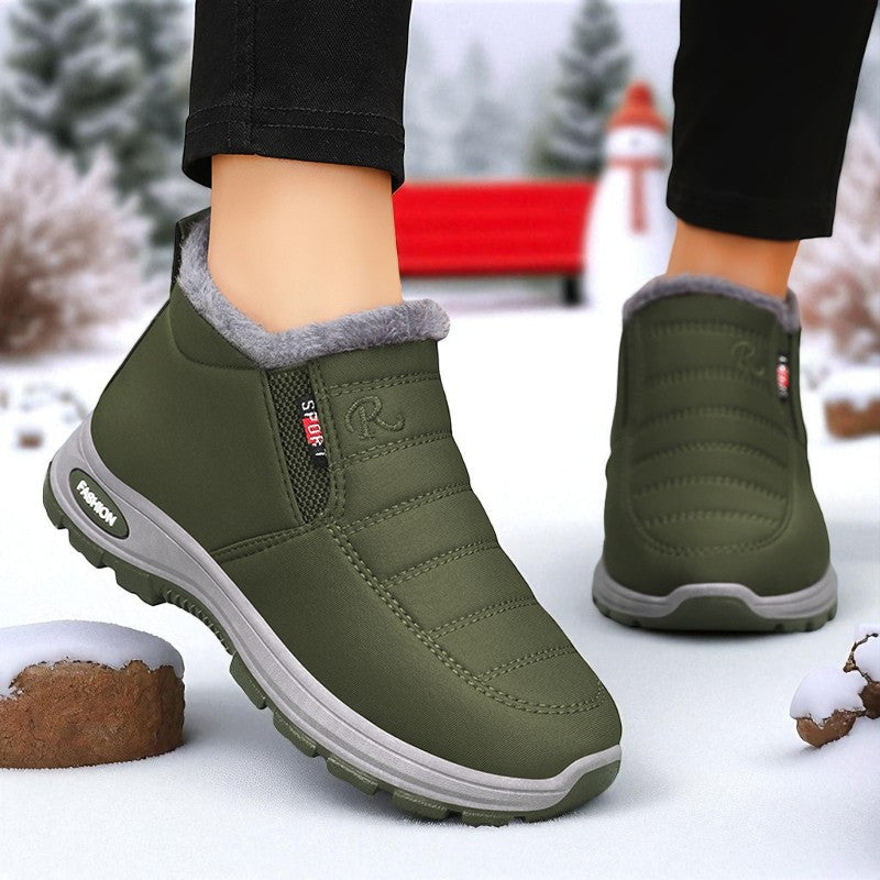 Megan | Stylish Plush-Lined Slip-On Winter Boots