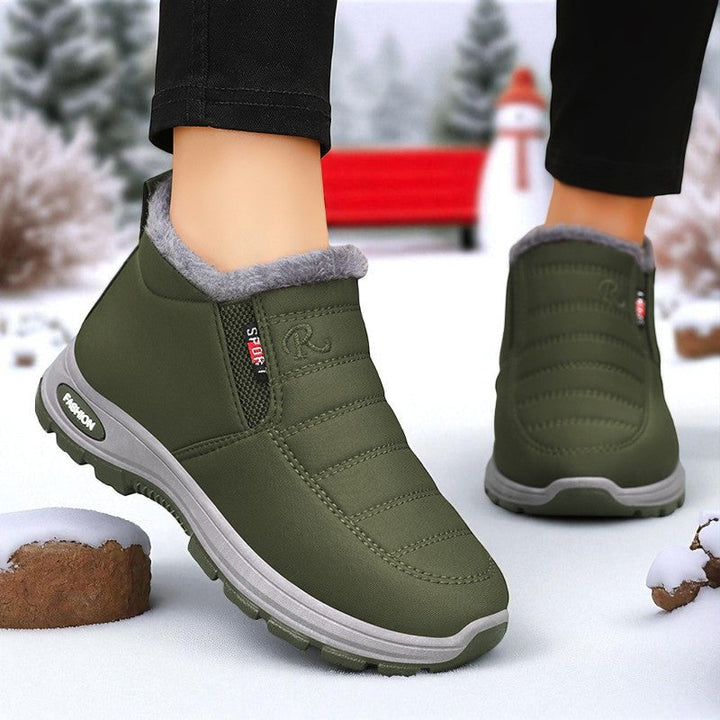 Megan | Stylish Plush-Lined Slip-On Winter Boots