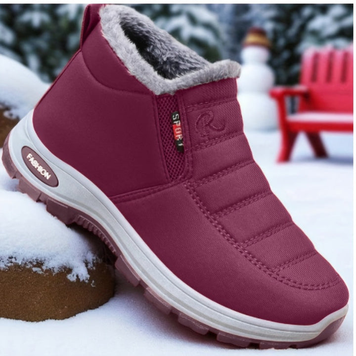 Megan | Stylish Plush-Lined Slip-On Winter Boots