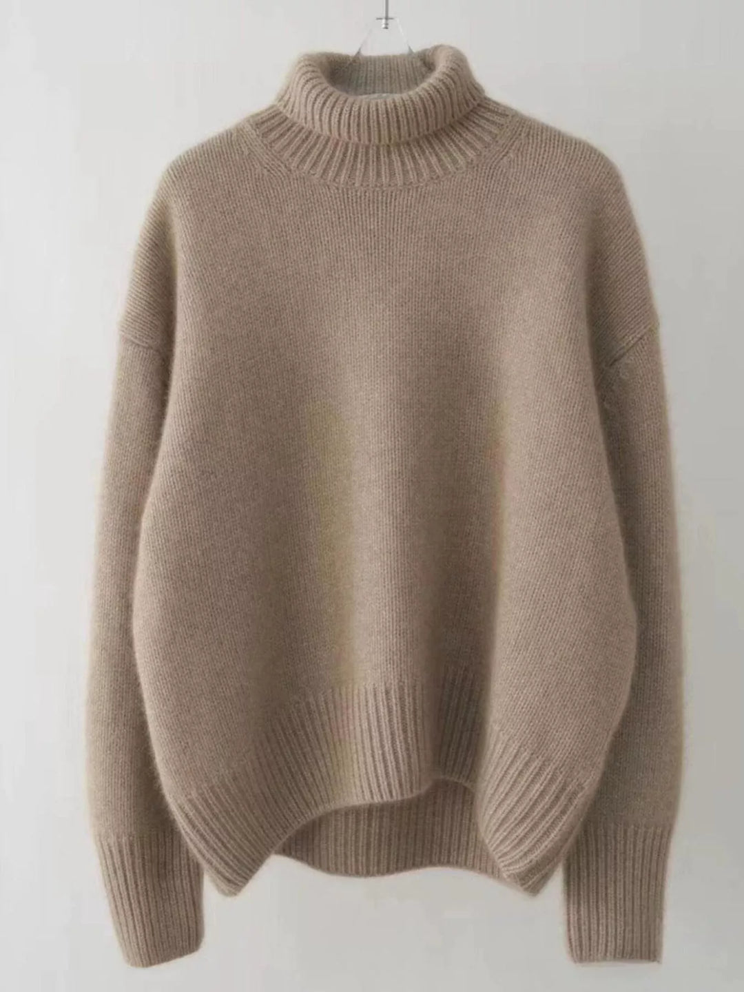 Megan | Timeless Oversized Drop Shoulder Turtleneck Sweater