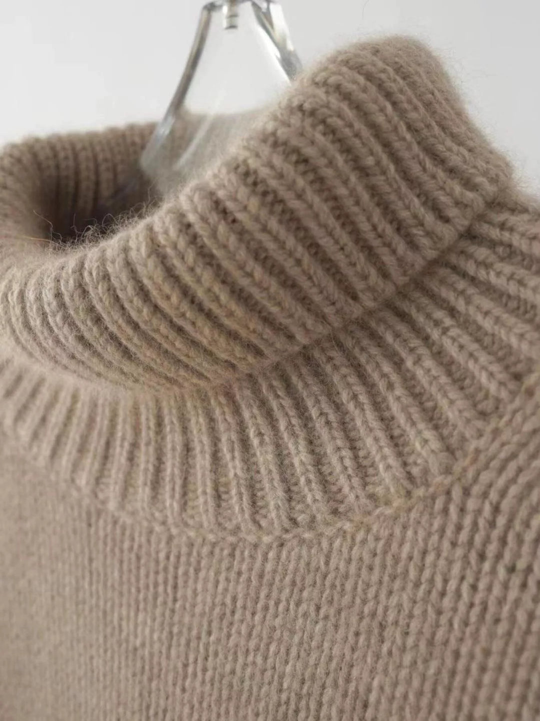 Megan | Timeless Oversized Drop Shoulder Turtleneck Sweater