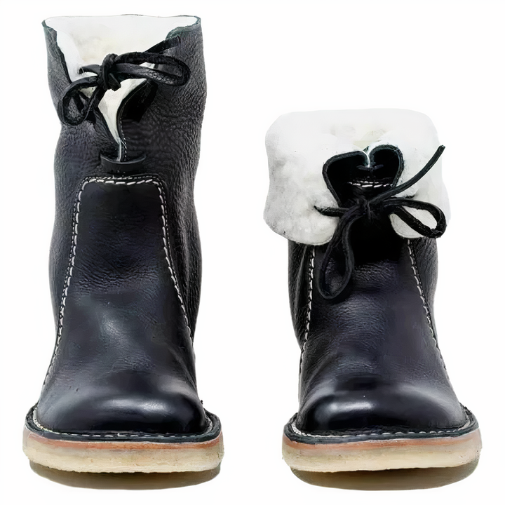 Melissa | Cozy Lace-Up Mid-Calf Winter Boots