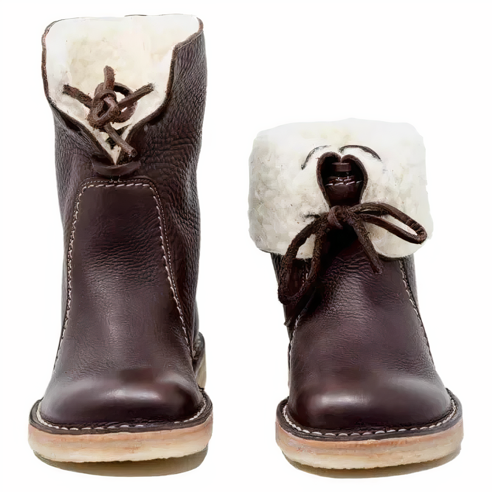 Melissa | Cozy Lace-Up Mid-Calf Winter Boots