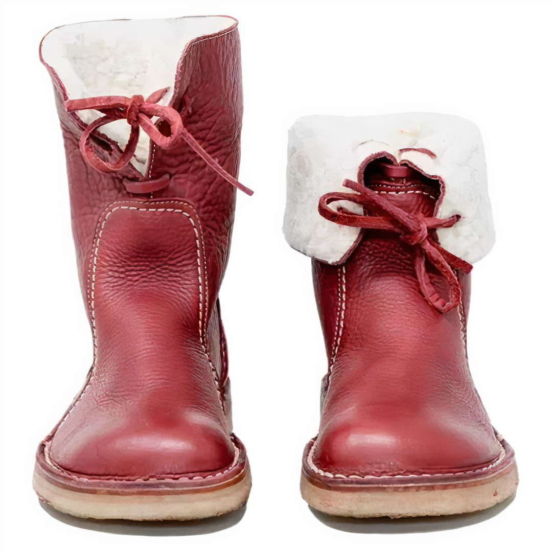 Melissa | Cozy Lace-Up Mid-Calf Winter Boots