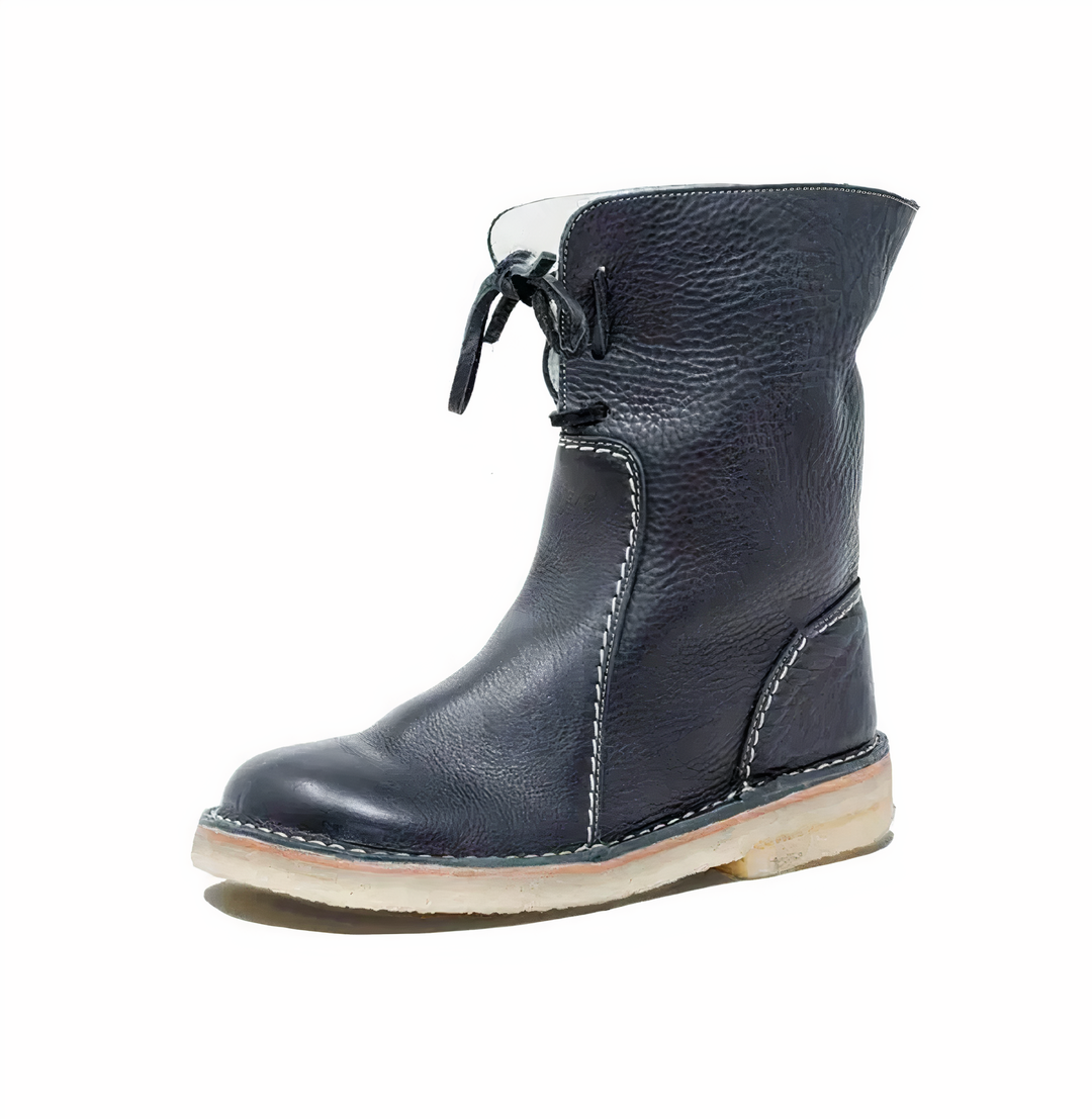 Melissa | Cozy Lace-Up Mid-Calf Winter Boots