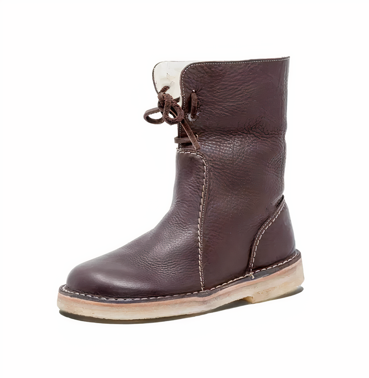 Melissa | Cozy Lace-Up Mid-Calf Winter Boots