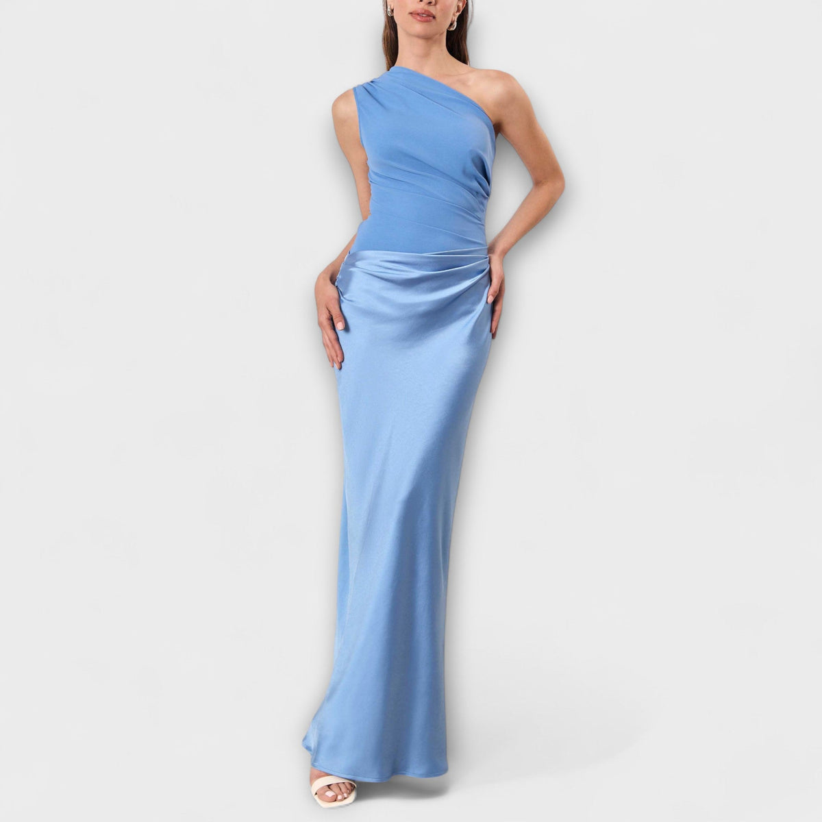 Molly | Raffineret One-Shoulder Kjole til Julefrokost