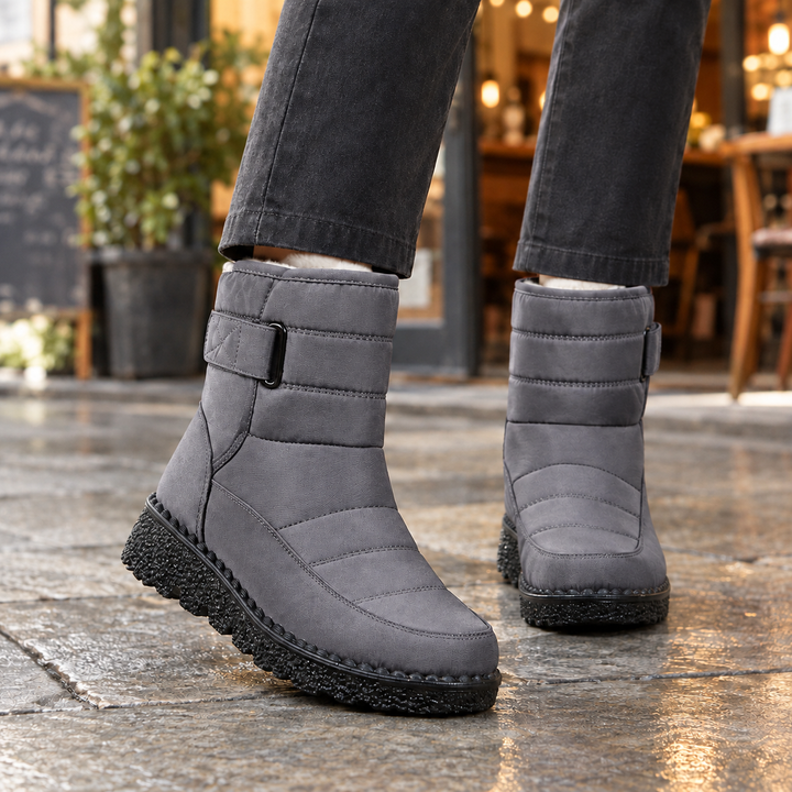Nancy | Timeless Quilted Ankle Winter Boots