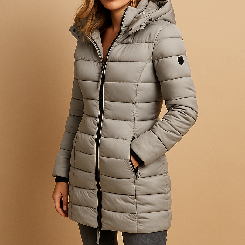 Natalie | Stylish Quilted Hooded Puffer Winter Coats