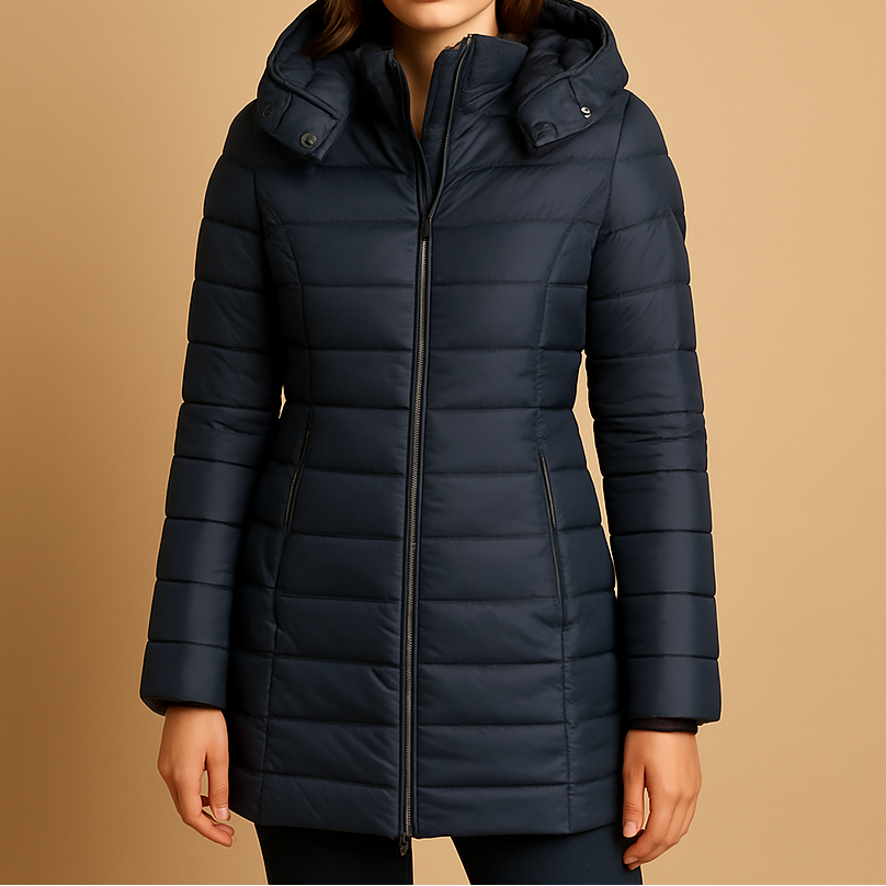 Natalie | Stylish Quilted Hooded Puffer Winter Coats