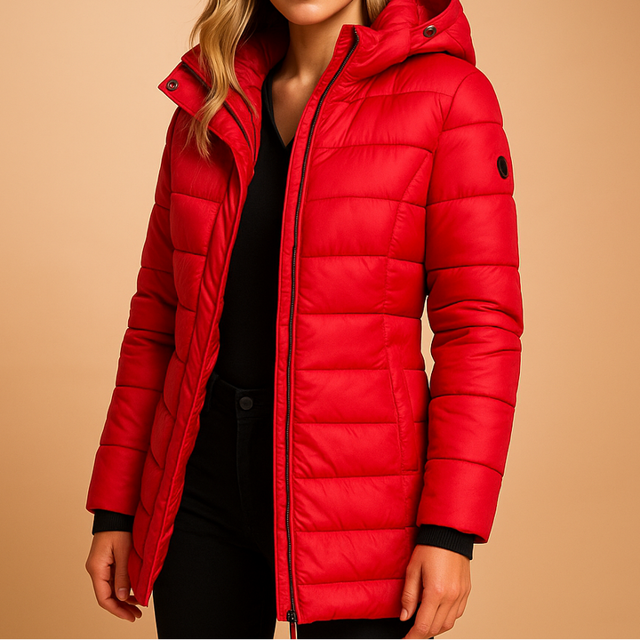 Natalie | Stylish Quilted Hooded Puffer Winter Coats