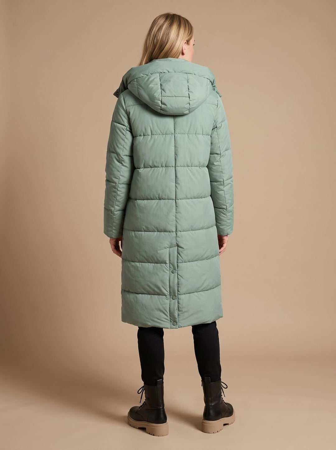 Nicole | Stylish Hooded Quilted Maxi Puffer Winter Coats