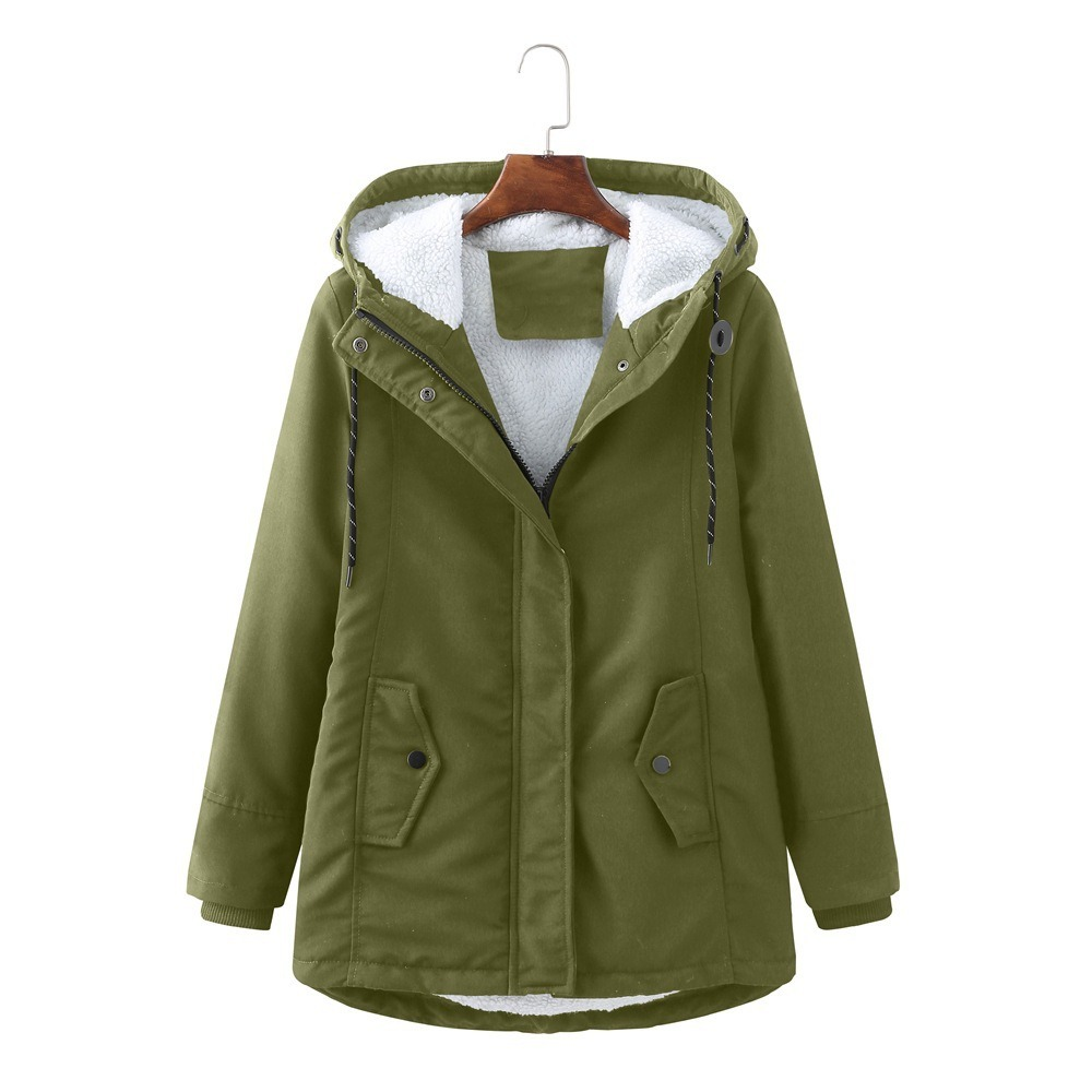 Pamela | Stylish Plush-Lined Hooded Parka Winter Coat