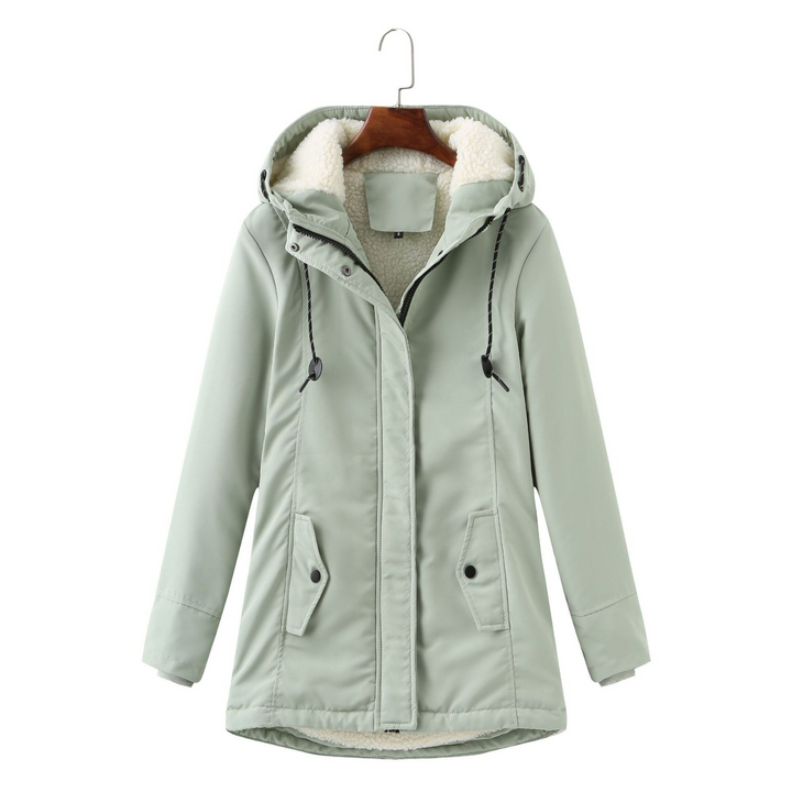 Pamela | Stylish Plush-Lined Hooded Parka Winter Coat