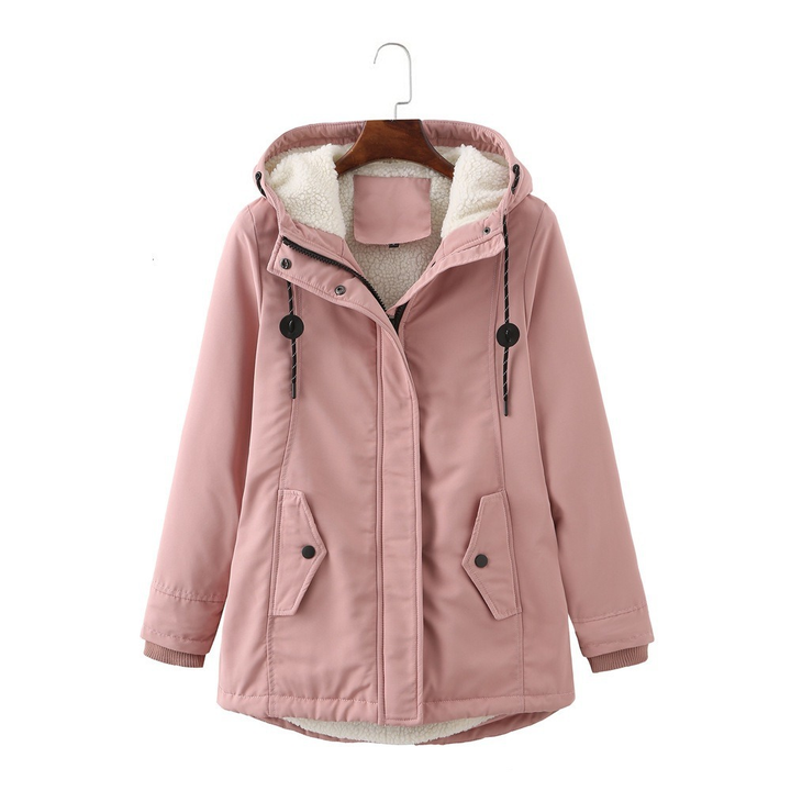 Pamela | Stylish Plush-Lined Hooded Parka Winter Coat