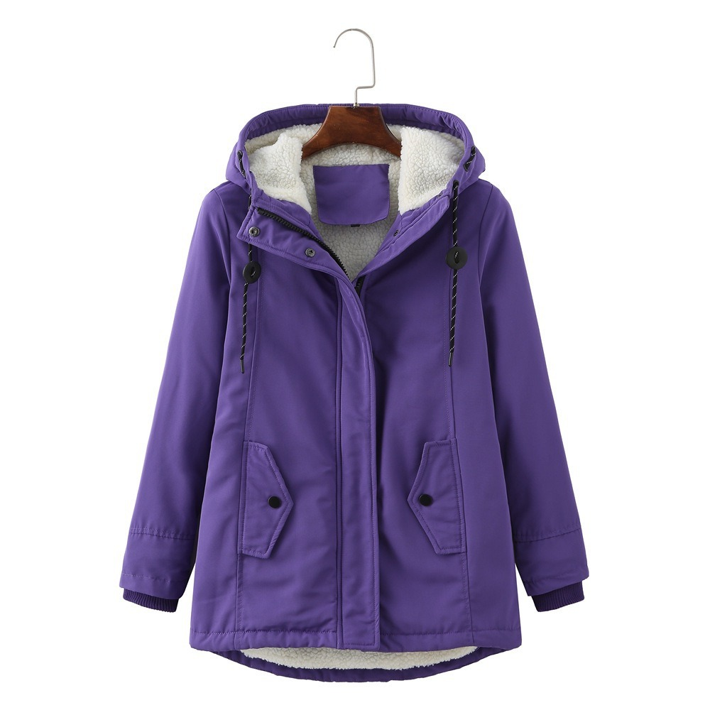 Pamela | Stylish Plush-Lined Hooded Parka Winter Coat