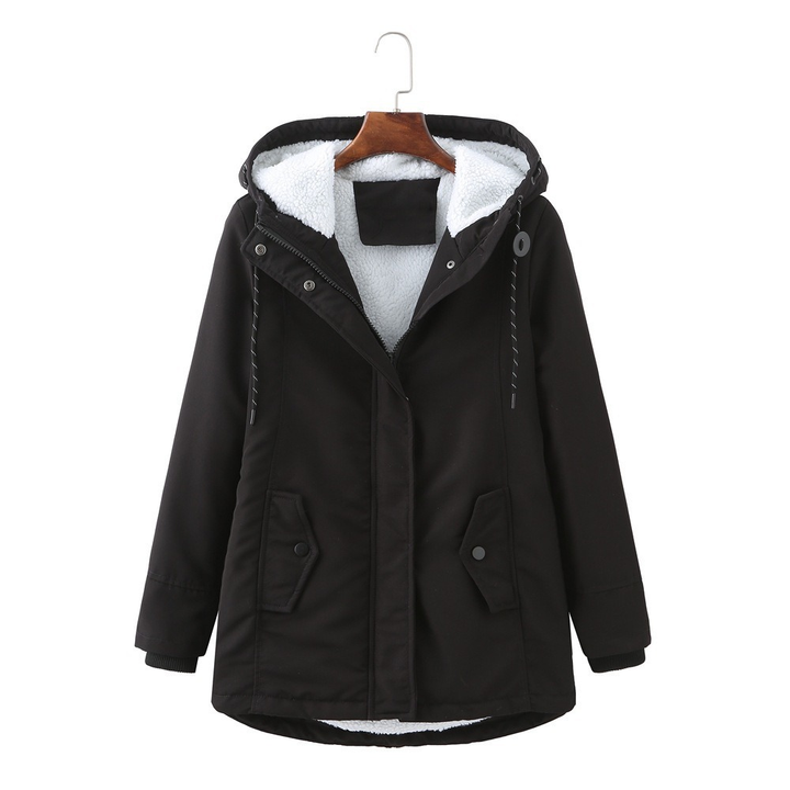 Pamela | Stylish Plush-Lined Hooded Parka Winter Coat