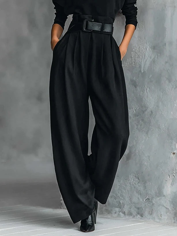 Pamela | Timeless Turtleneck Sweater Wide Leg Pants Set