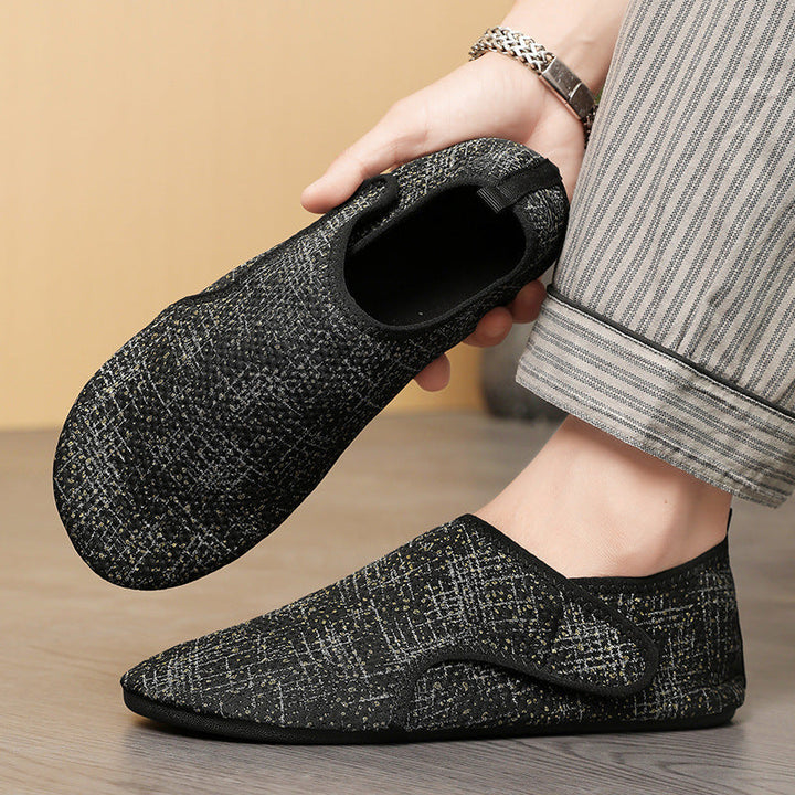 Patrick | Elegant Woven Knit Slip-On Loafer Slippers