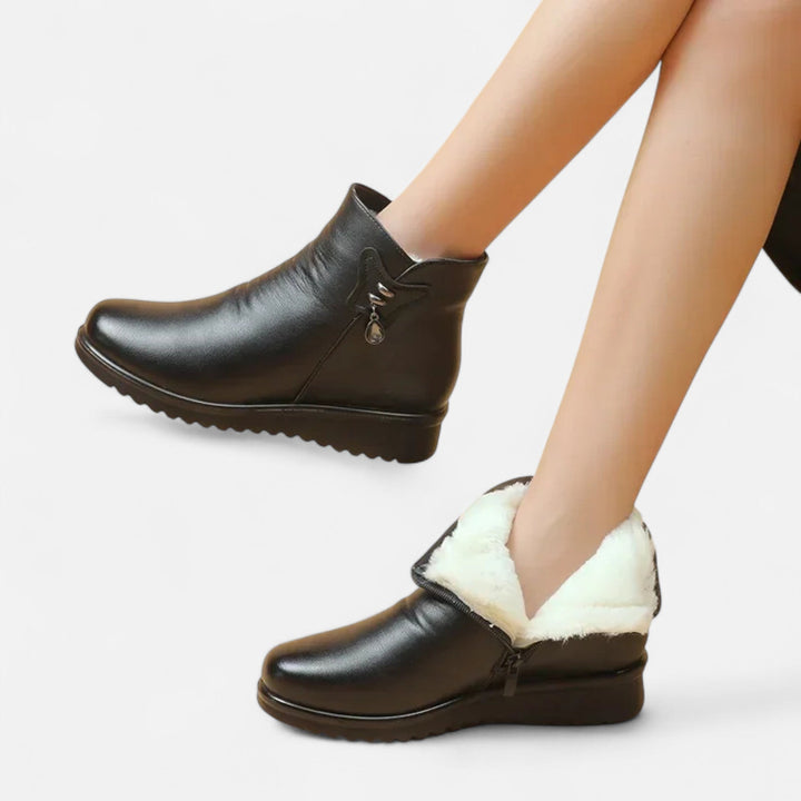 Rachel | Effortless Plush-Lined Ankle Winter Boots