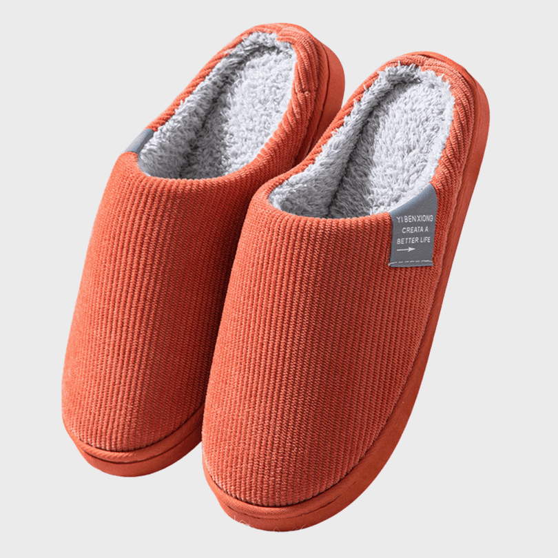 Rebecca | Ribbed Closed Toe Slip-On House Slippers