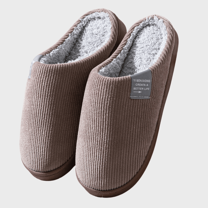 Rebecca | Ribbed Closed Toe Slip-On House Slippers