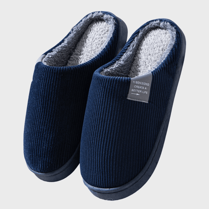 Rebecca | Ribbed Closed Toe Slip-On House Slippers