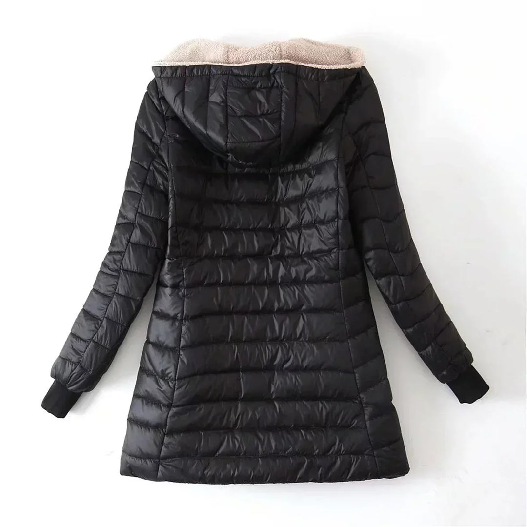 Ruth | Classic Hooded Fleece-Lined Quilted Winter Coats