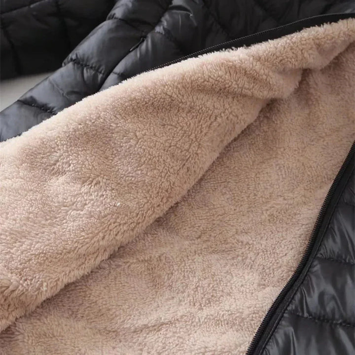 Ruth | Classic Hooded Fleece-Lined Quilted Winter Coats