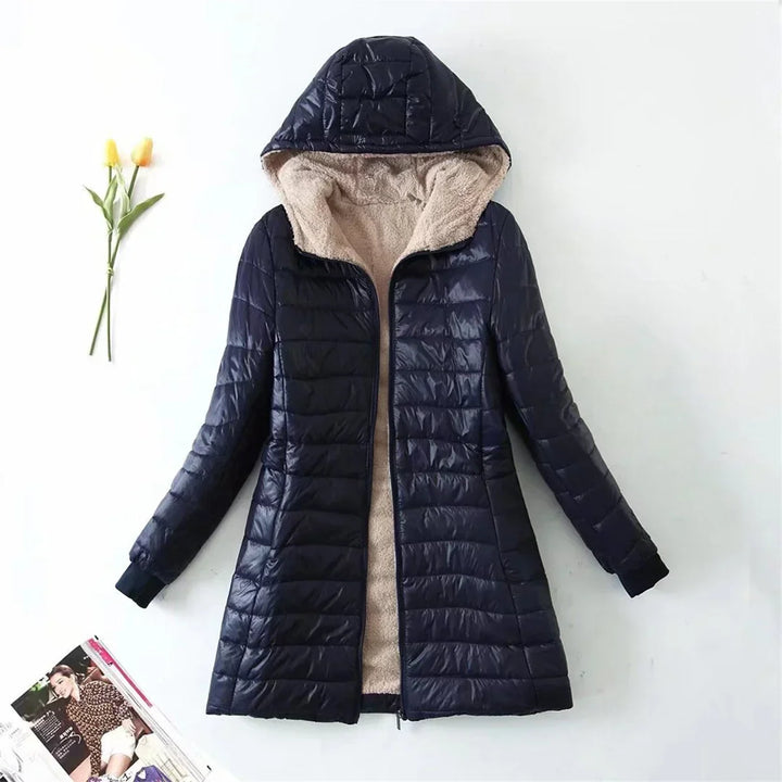 Ruth | Classic Hooded Fleece-Lined Quilted Winter Coats