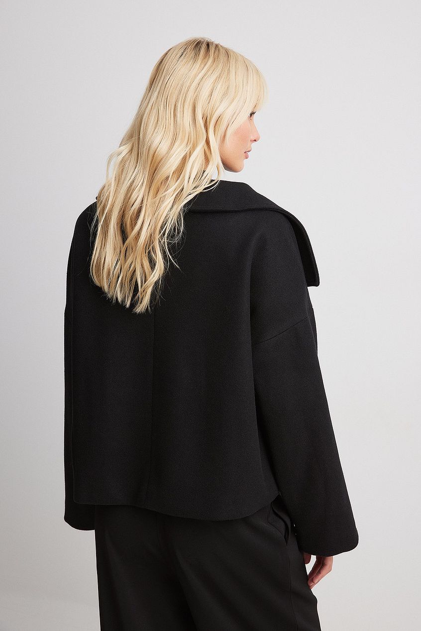 Saga | Chik Oversize Dobbeltradet Uldfrakke Dame