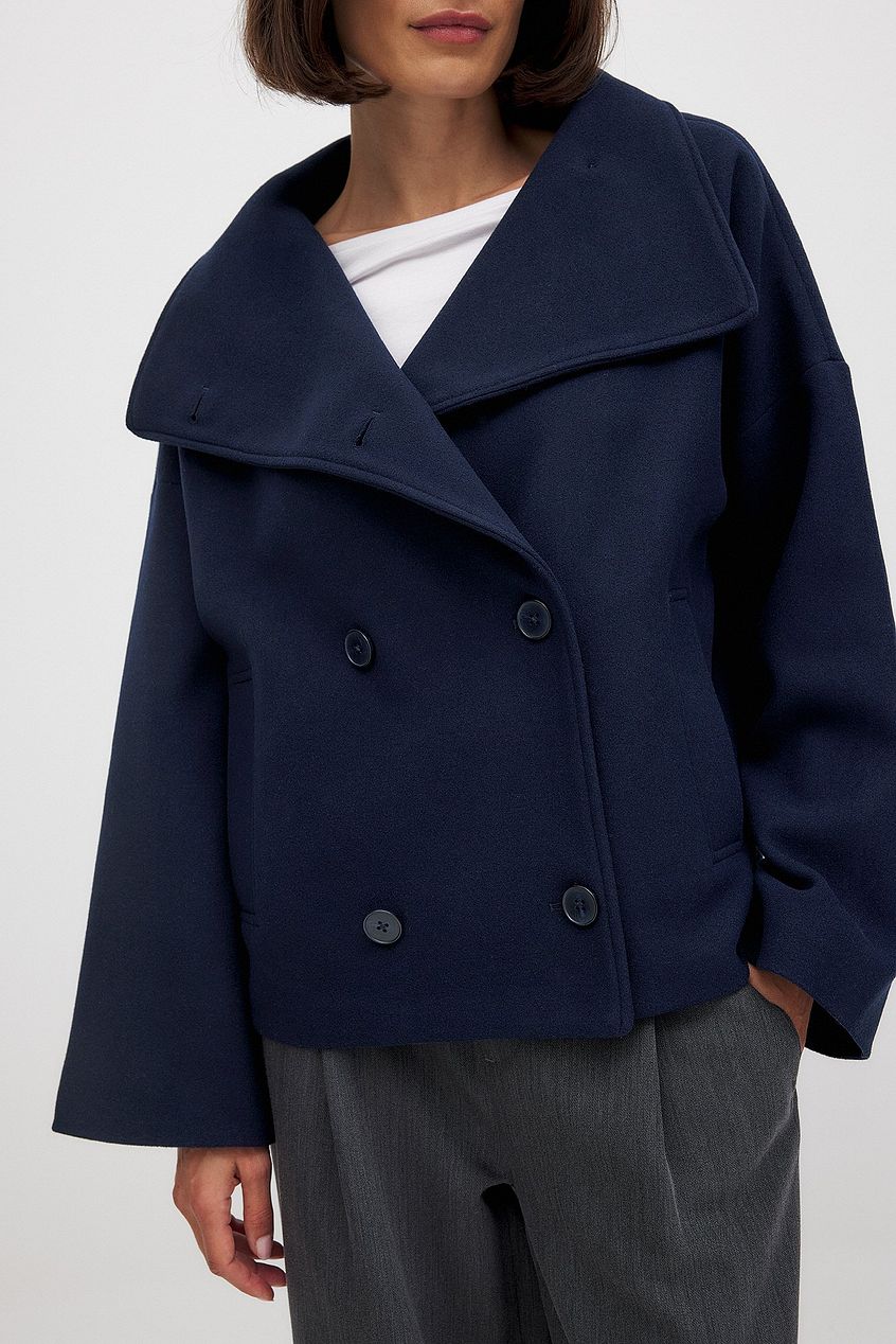 Saga | Chik Oversize Dobbeltradet Uldfrakke Dame
