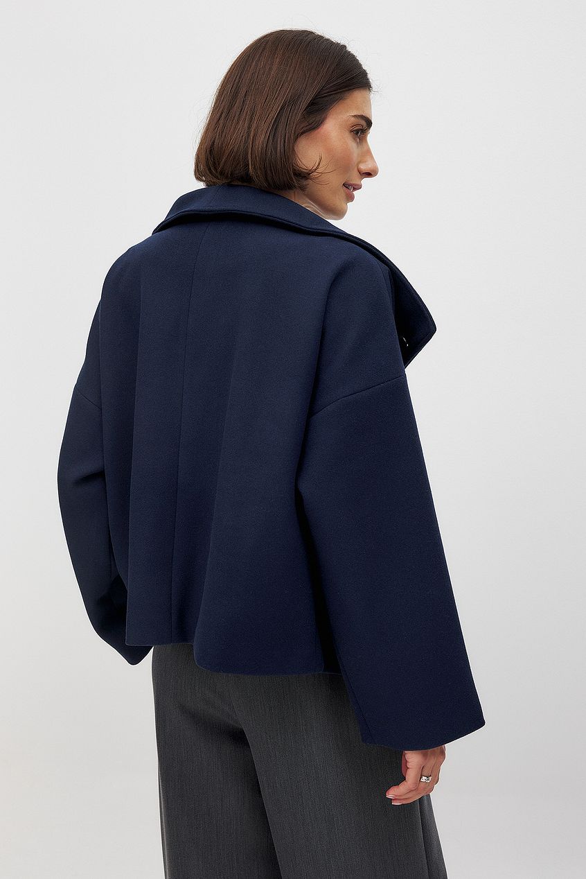 Saga | Chik Oversize Dobbeltradet Uldfrakke Dame