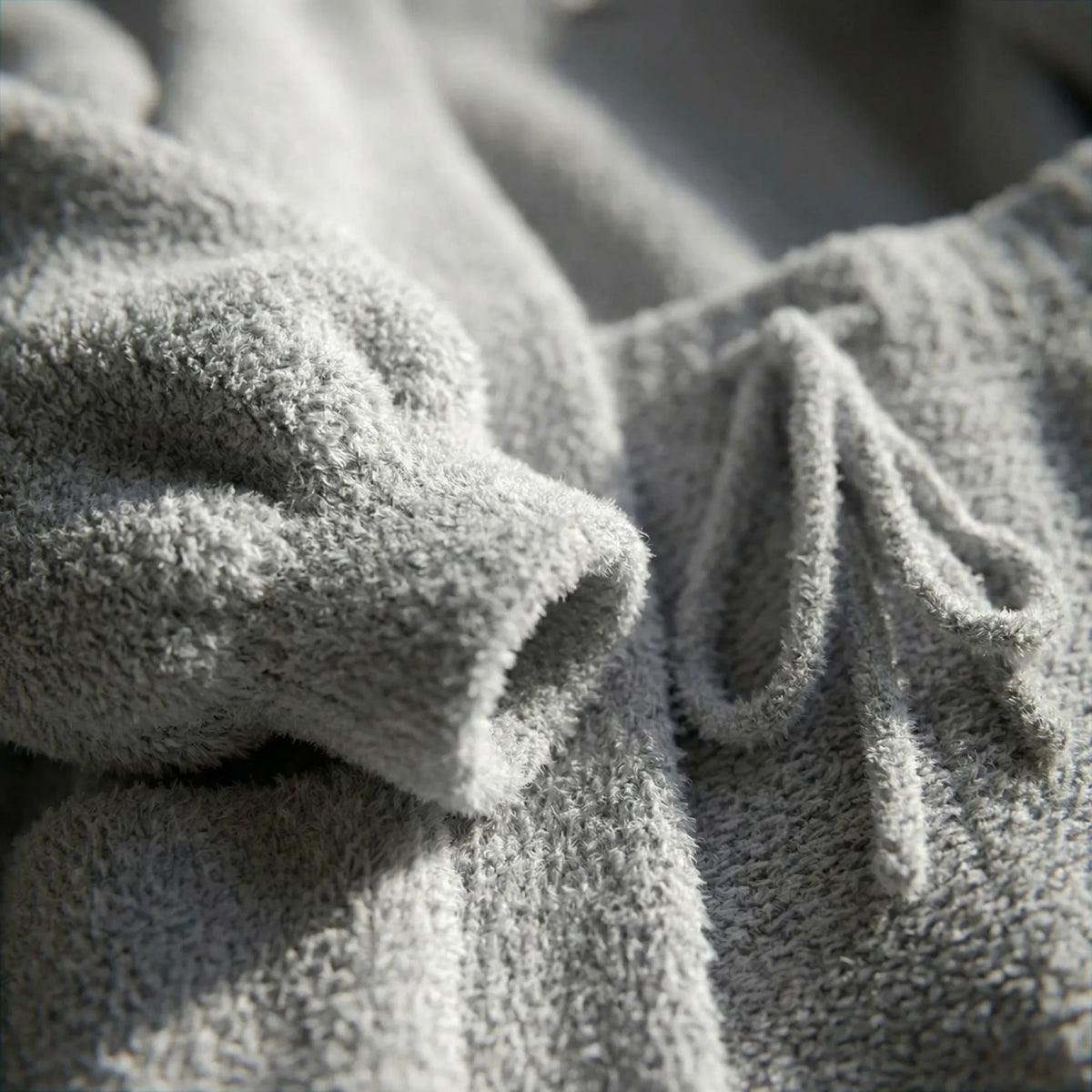 Saga | Sofistikeret Nattøj Dame Loungewear-sæt i Blødt Teddy-strik