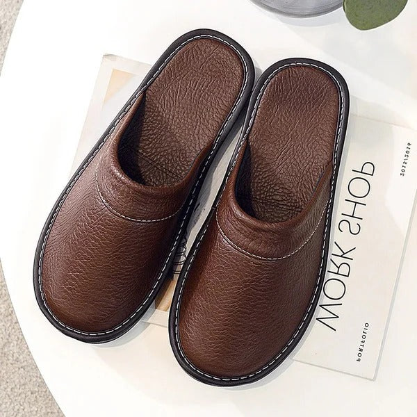 Sandra | Relaxed Slip-On Stitched Comfort Slippers
