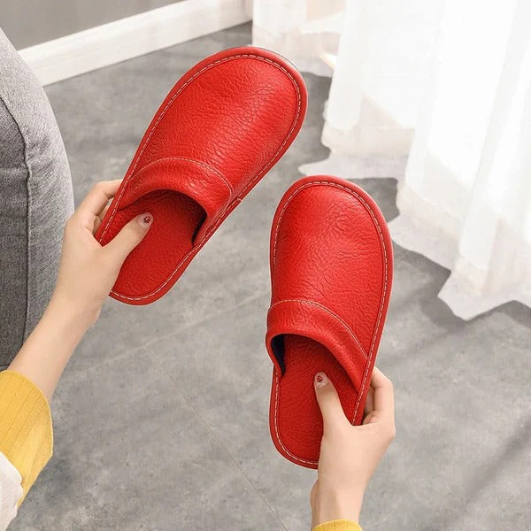 Sandra | Relaxed Slip-On Stitched Comfort Slippers